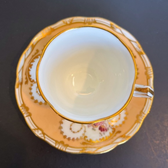 Set of Two Demitasse Cups and Saucers Crescent and Sons England - Picture 4 of 13